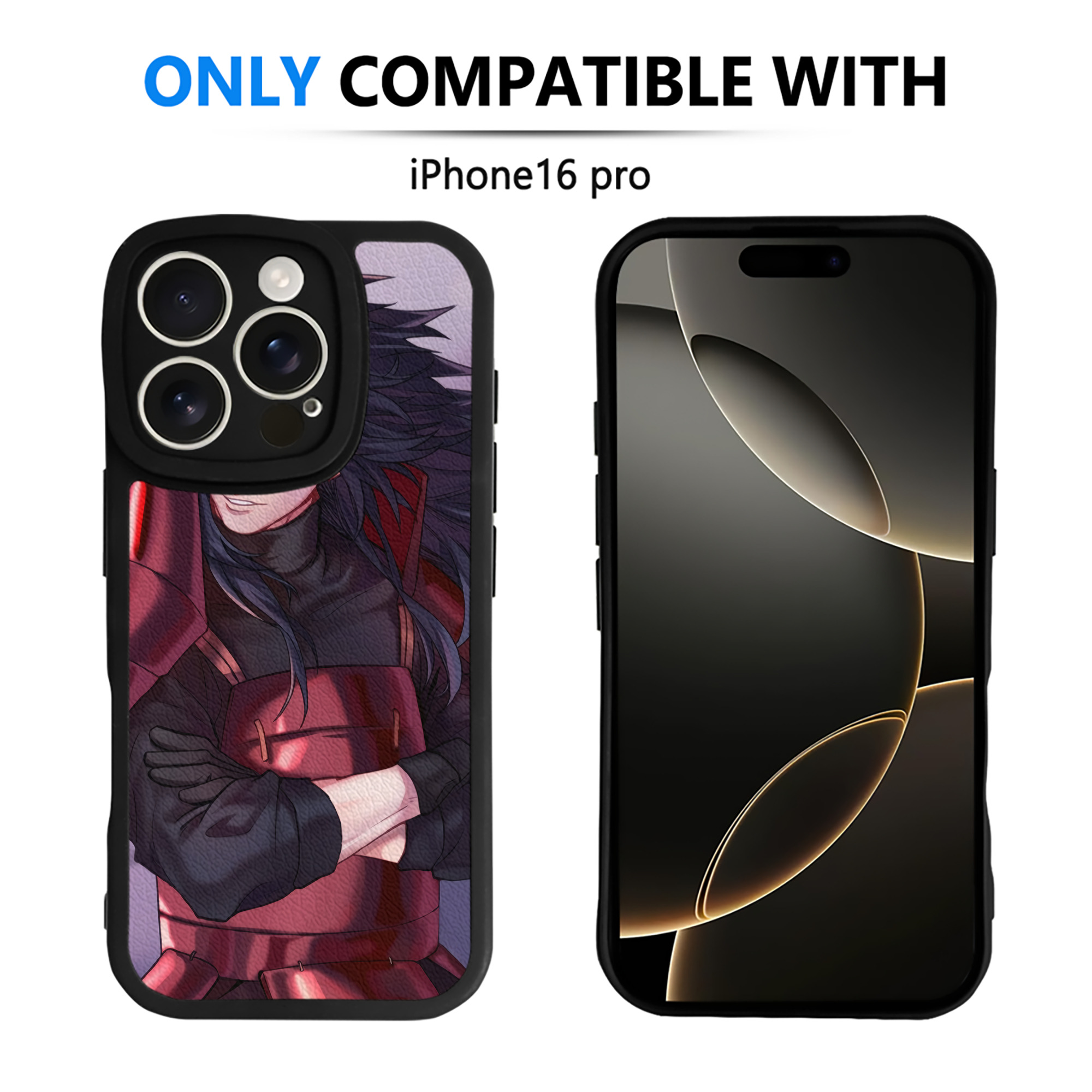 （画像用） NARUTO -ナルト- NARUTO -ナルト- 疾風伝 【iPhone 16シリーズ対応】シリコンスマホケース（レザー調） 材質：シリコン